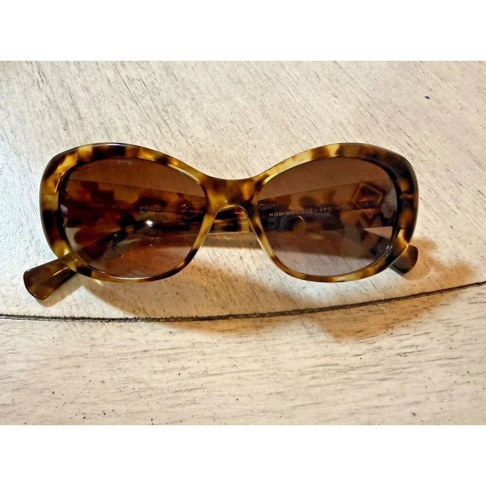 Jean Lafont Nominee Women's‎ Sunglasses 532 54-14 French Made Oval Curved $398
